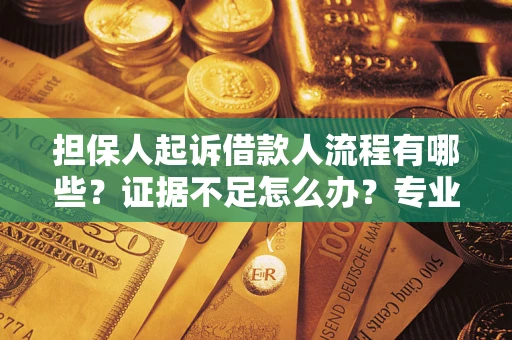 济南担保人起诉借款人流程有哪些？证据不足怎么办？专业律师解答