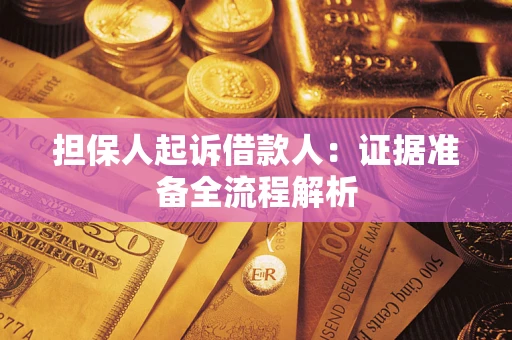 济南担保人起诉借款人：证据准备全流程解析